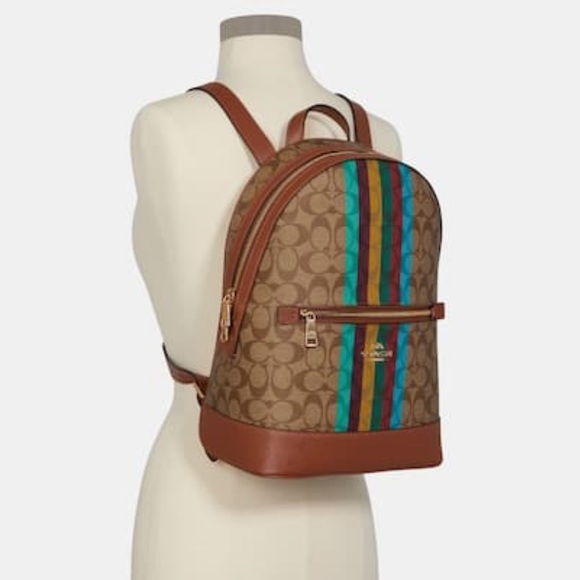 COACH Signature Kenley Backpack - Picture 10 of 12